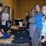 Students getting SEERS t-shirts ready for sale